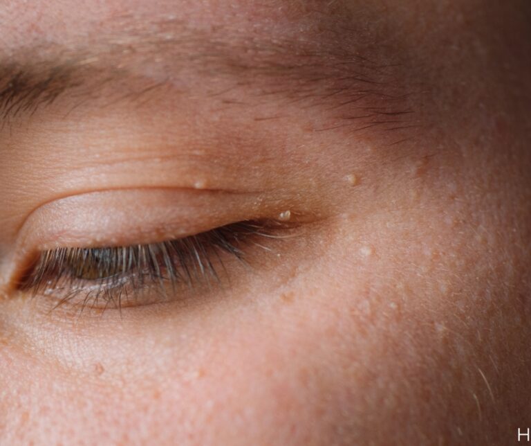 milia are bumps on your eyes that are full of dead skin cells